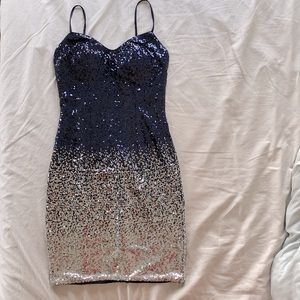 Ombre Sequin Mini dress